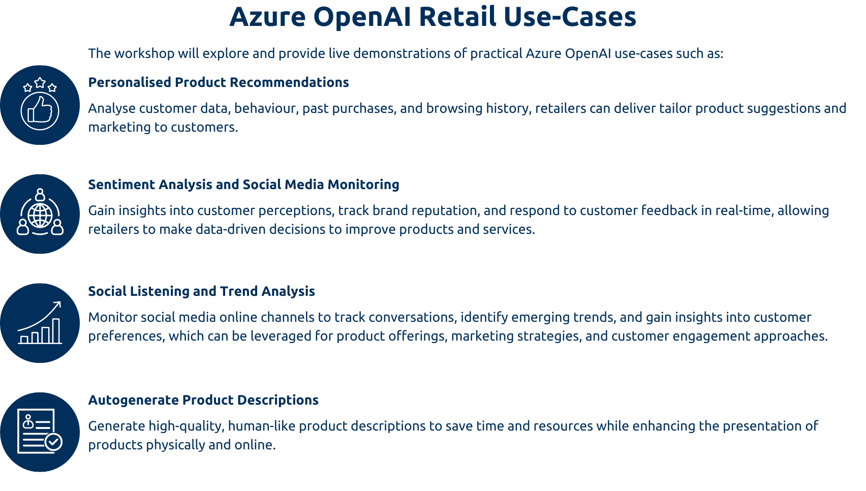 OpenAI Workshop for Retail | Adatis