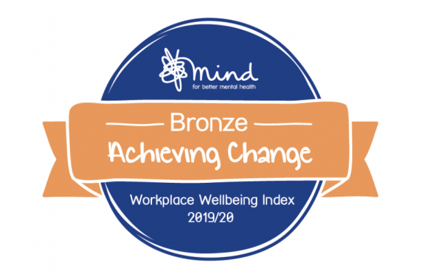 Mind Workplace Wellbeing Bronze Award