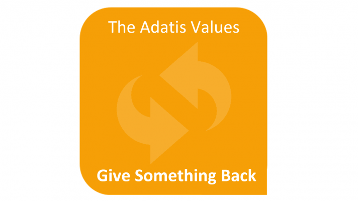 Adatis Values- give something back